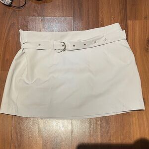 Urban Planet Off White Mini Skirt